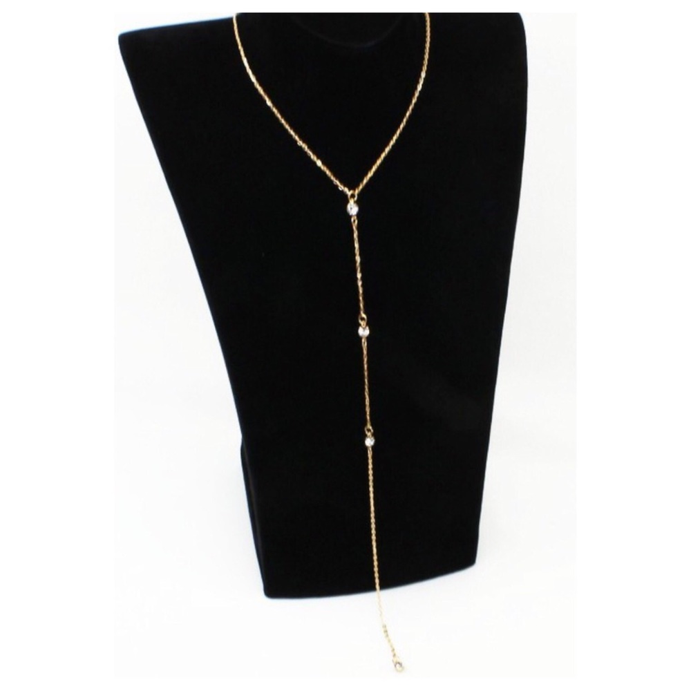 Crystal Backdrop Back Body Necklace - Picture 6 of 10